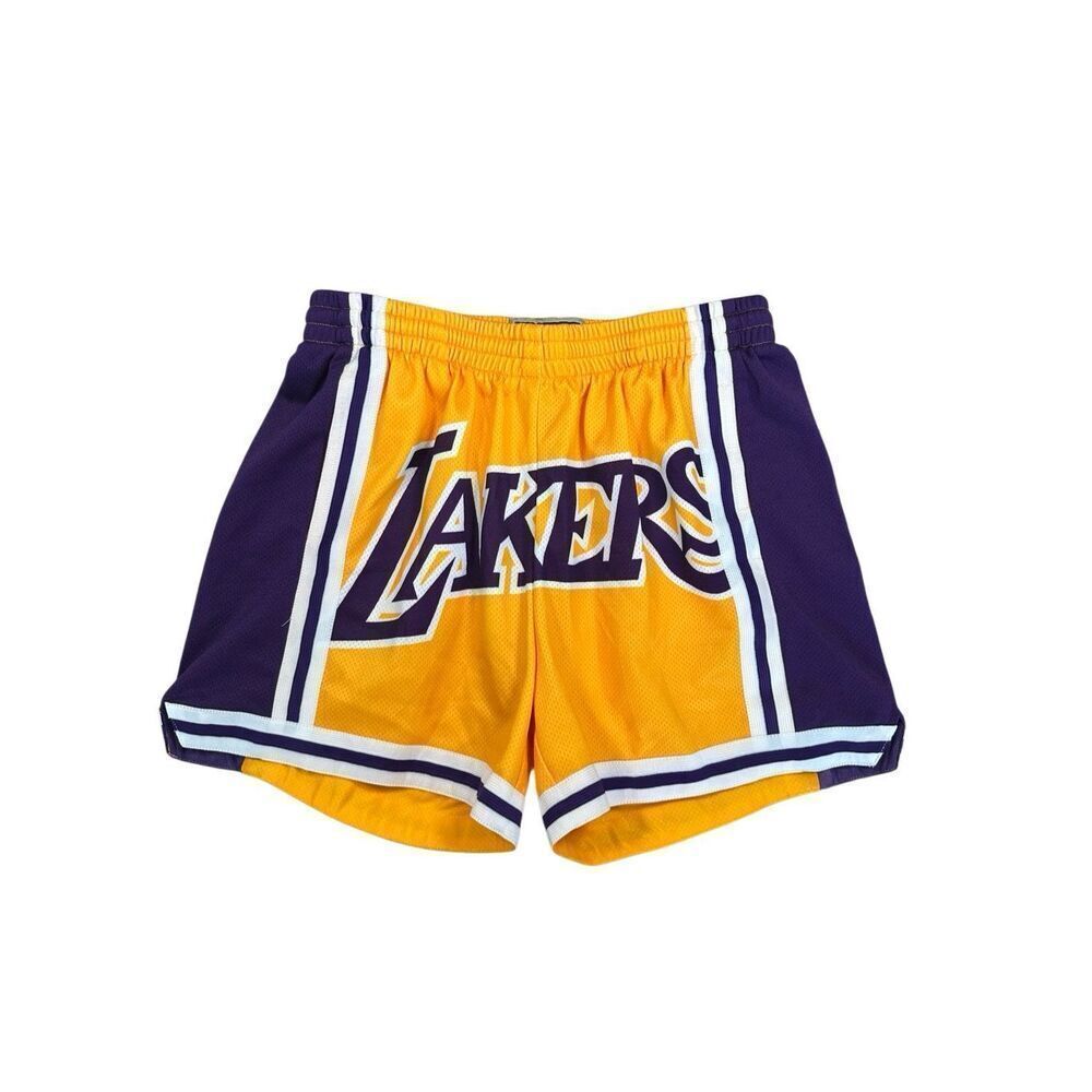 mitchelle & ness NBA hardwood classics LA Lakers Basketball Short Women’s Small